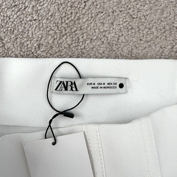 ZARA High-waisted White skirt (size M) - Picture 4 of 5
